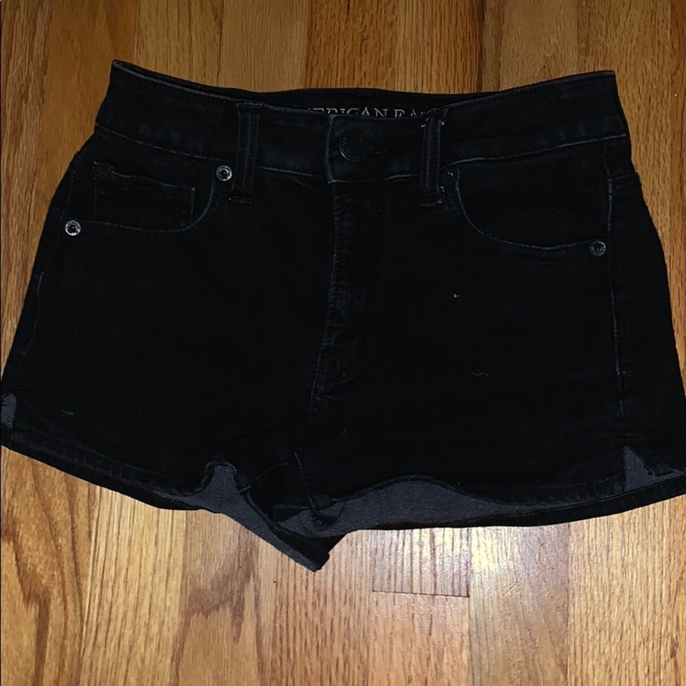 Black American eagle super stretch shorts Size 0